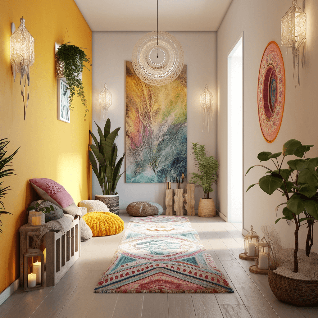 Wanderlust Meets Home Boho Hallway Design Tips (16)