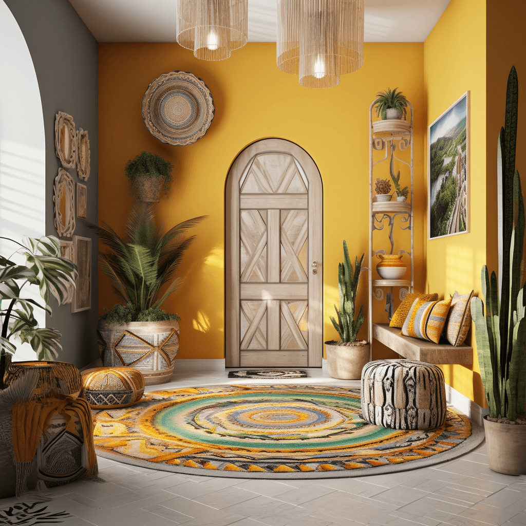 Wanderlust Meets Home Boho Hallway Design Tips (17)