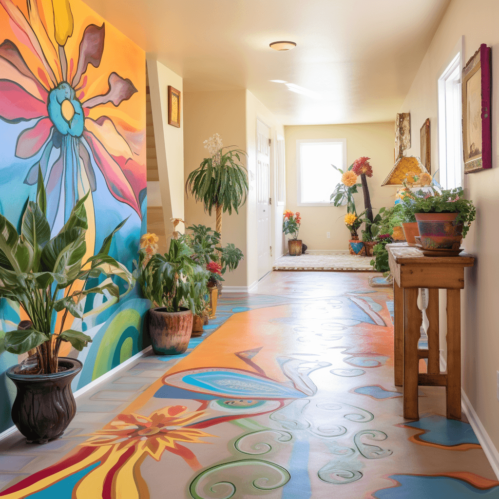 Wanderlust Meets Home Boho Hallway Design Tips (19)