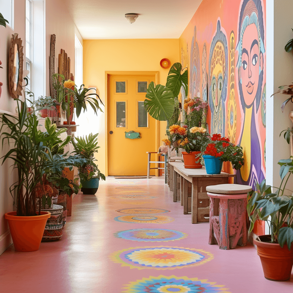 Wanderlust Meets Home Boho Hallway Design Tips (21)