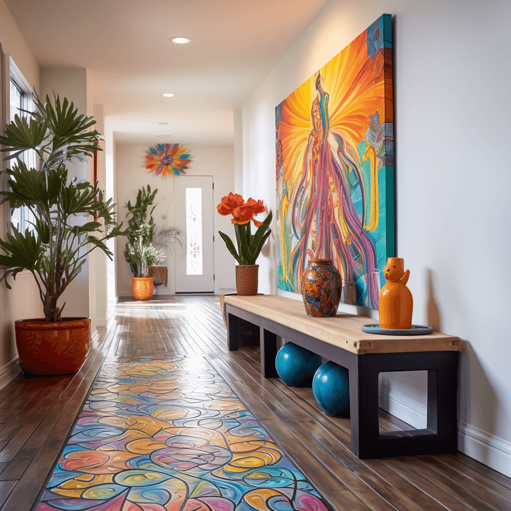 Wanderlust Meets Home Boho Hallway Design Tips (22)