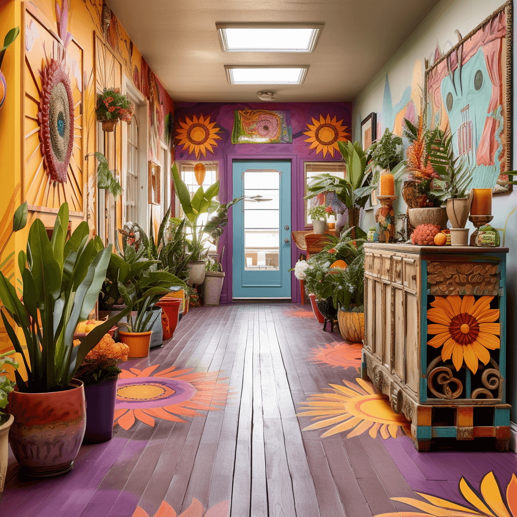 Wanderlust Meets Home Boho Hallway Design Tips (3)