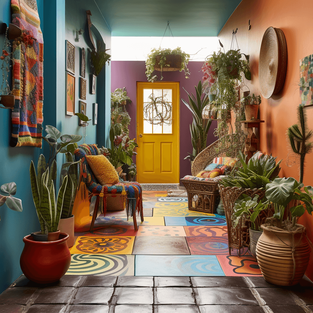 Wanderlust Meets Home Boho Hallway Design Tips (5)