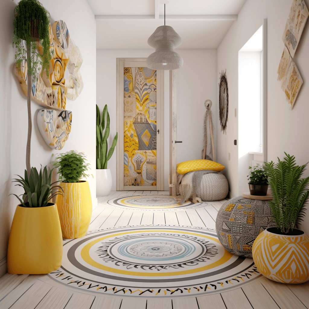 Wanderlust Meets Home Boho Hallway Design Tips (7)