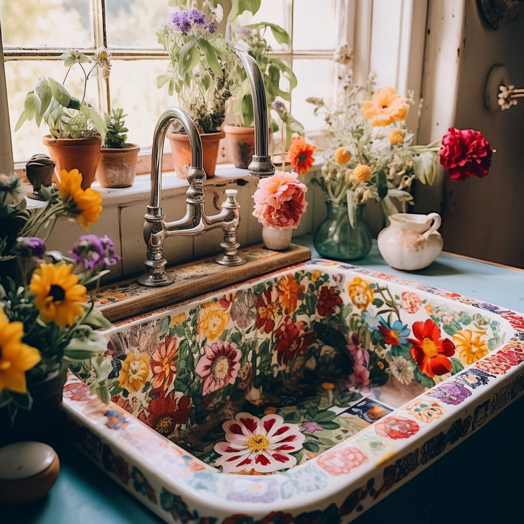 Boho Vibes in the Kitchen Sink into Bohemian Elegance with These Inspired Ideas (11)