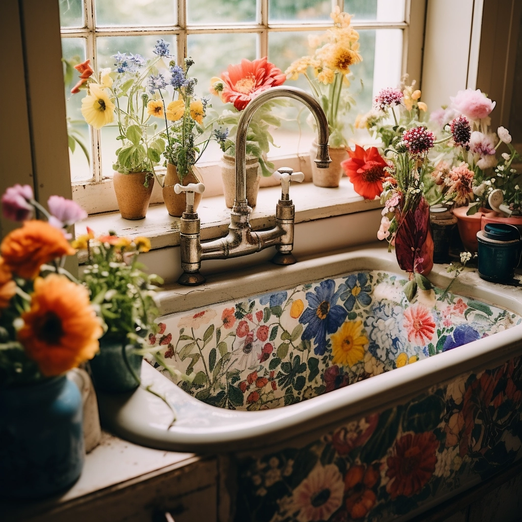 Boho Vibes in the Kitchen Sink into Bohemian Elegance with These Inspired Ideas (14)