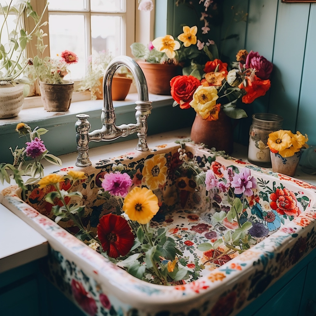 Boho Vibes in the Kitchen Sink into Bohemian Elegance with These Inspired Ideas (15)