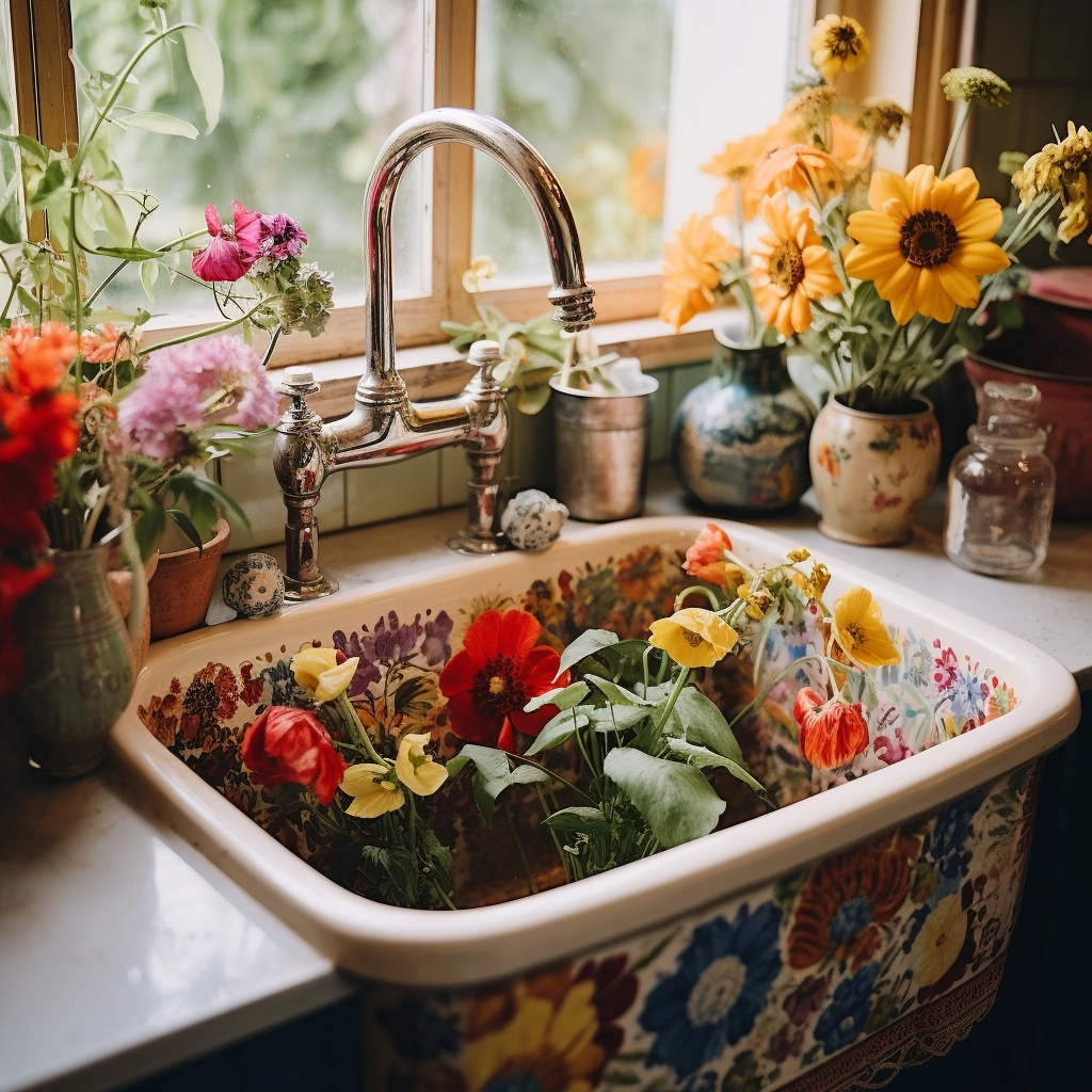 Boho Vibes in the Kitchen Sink into Bohemian Elegance with These Inspired Ideas (17)