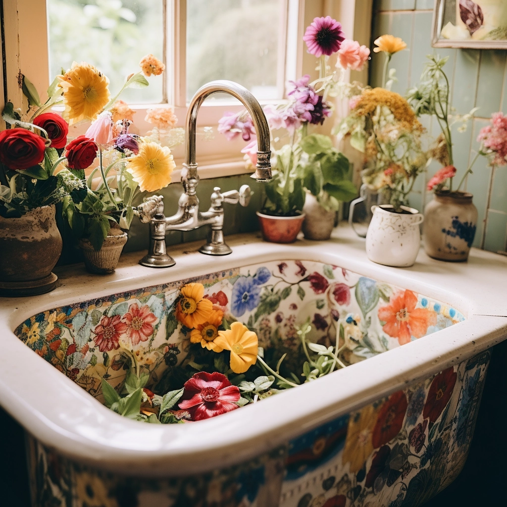 Boho Vibes in the Kitchen Sink into Bohemian Elegance with These Inspired Ideas (18)