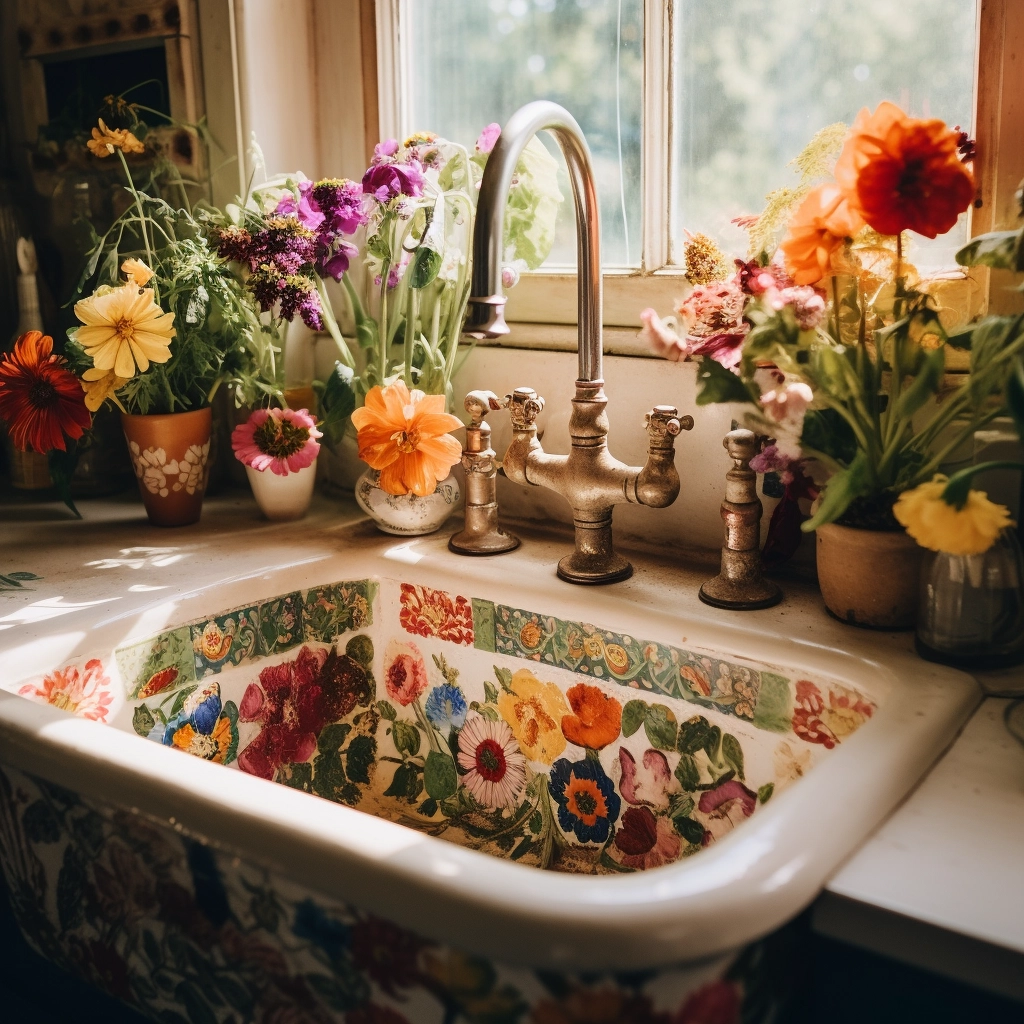 Boho Vibes in the Kitchen Sink into Bohemian Elegance with These Inspired Ideas (19)