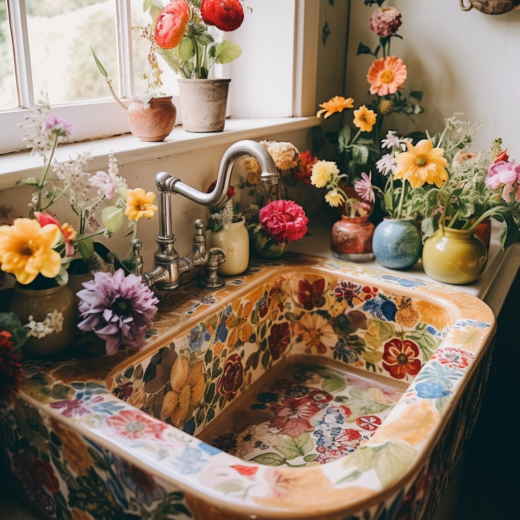 Boho Vibes in the Kitchen Sink into Bohemian Elegance with These Inspired Ideas (21)