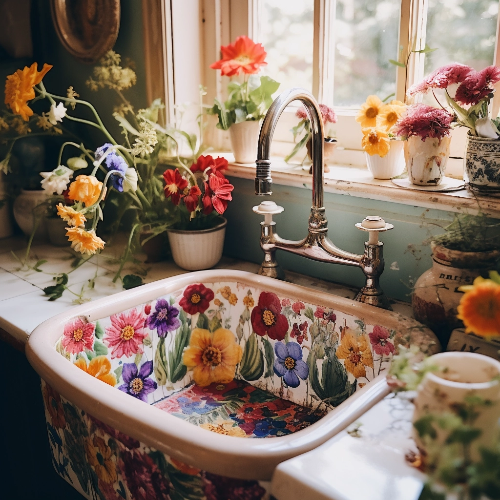 Boho Vibes in the Kitchen Sink into Bohemian Elegance with These Inspired Ideas (22)