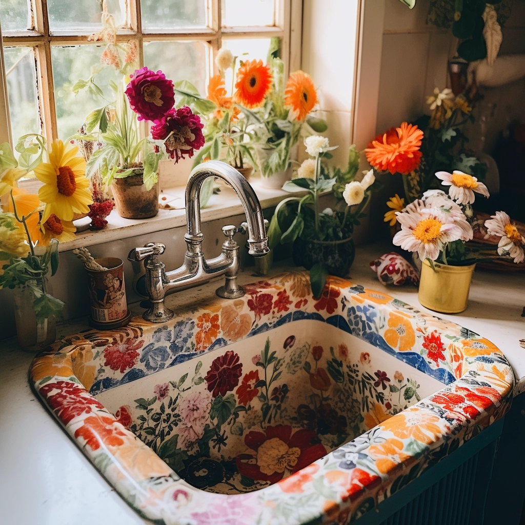 Boho Vibes in the Kitchen Sink into Bohemian Elegance with These Inspired Ideas (24)