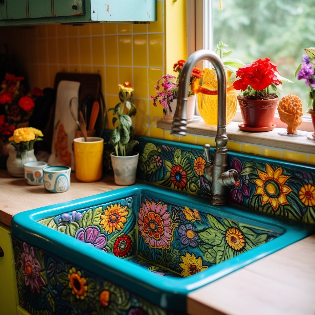 Boho Vibes in the Kitchen Sink into Bohemian Elegance with These Inspired Ideas (28)