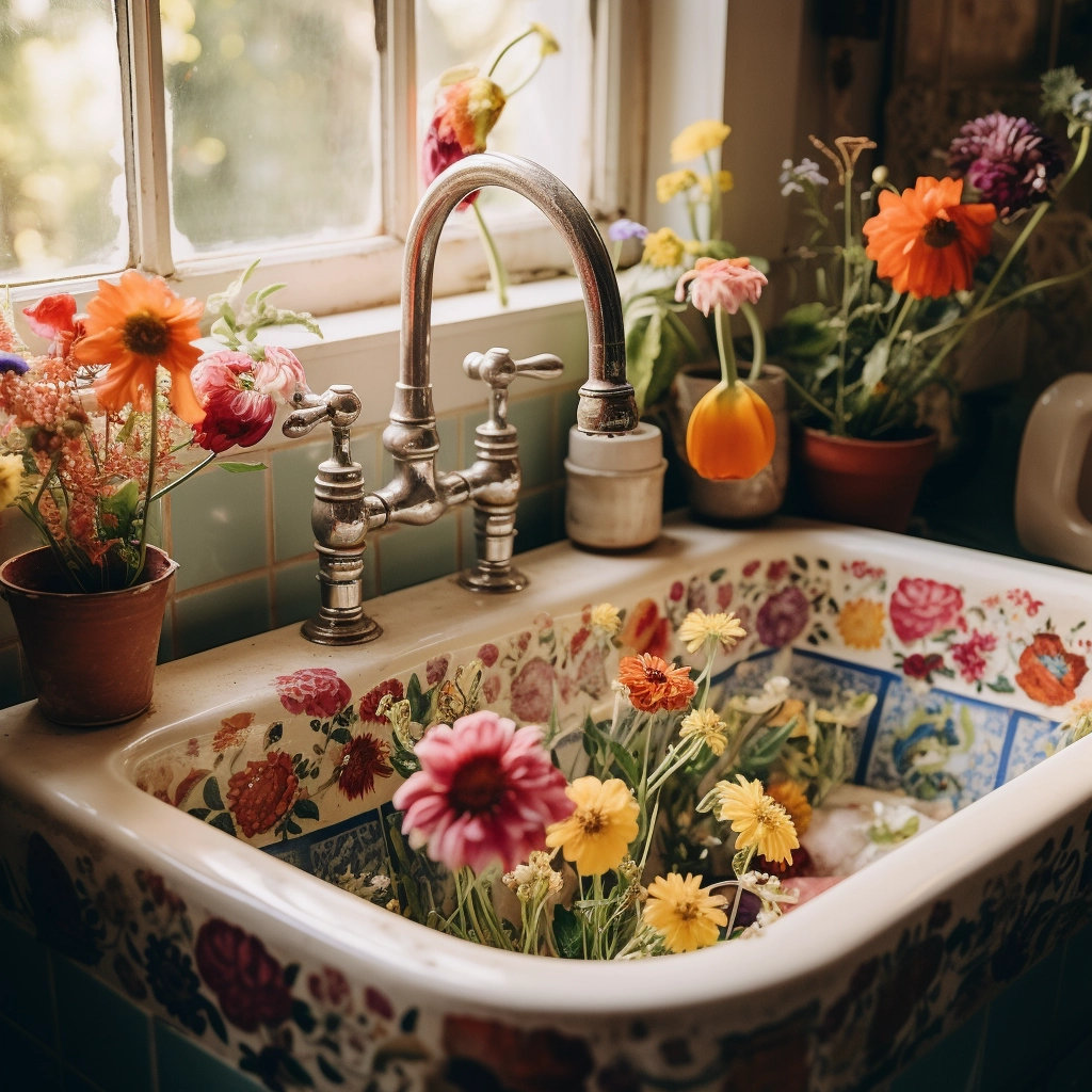 Boho Vibes in the Kitchen Sink into Bohemian Elegance with These Inspired Ideas (31)