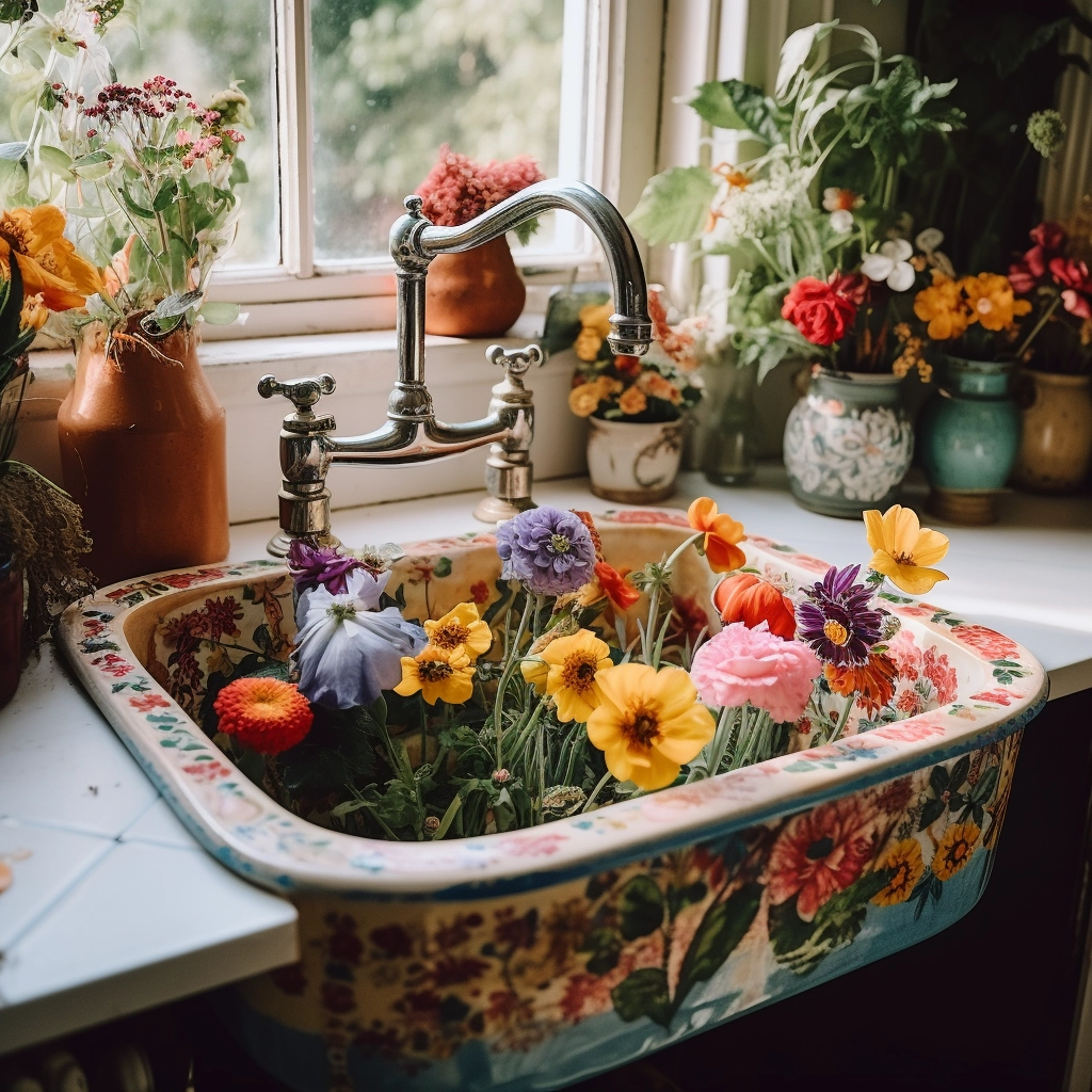 Boho Vibes in the Kitchen Sink into Bohemian Elegance with These Inspired Ideas (34)