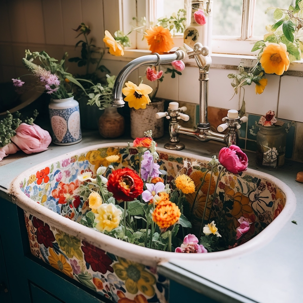 Boho Vibes in the Kitchen Sink into Bohemian Elegance with These Inspired Ideas (35)