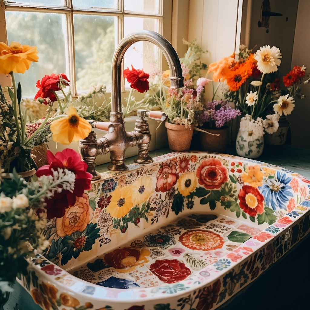 Boho Vibes in the Kitchen Sink into Bohemian Elegance with These Inspired Ideas (36)