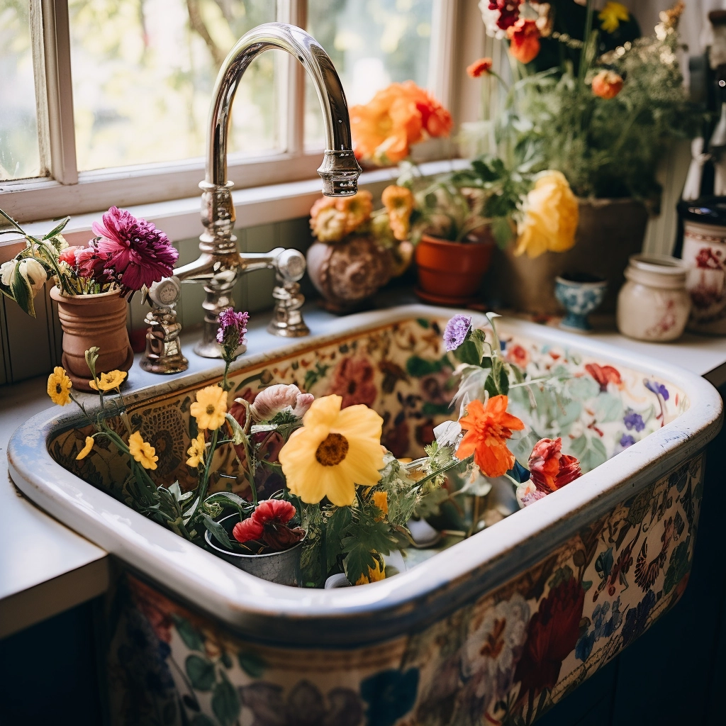 Boho Vibes in the Kitchen Sink into Bohemian Elegance with These Inspired Ideas (41)