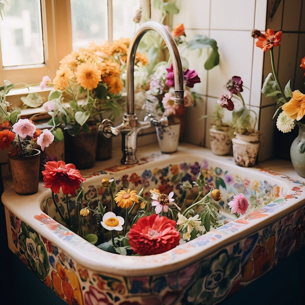 Boho Vibes in the Kitchen Sink into Bohemian Elegance with These Inspired Ideas (42)