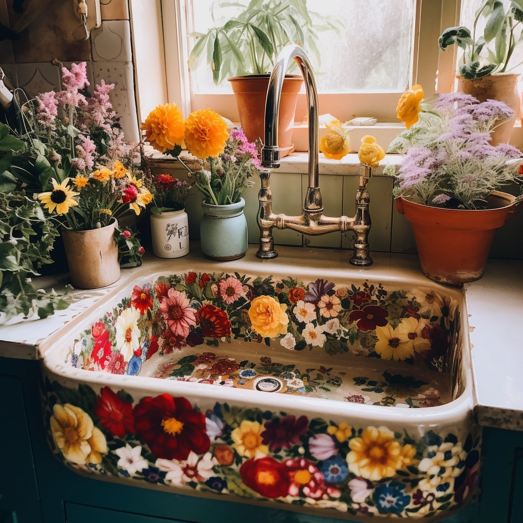 Boho Vibes in the Kitchen Sink into Bohemian Elegance with These Inspired Ideas (44)