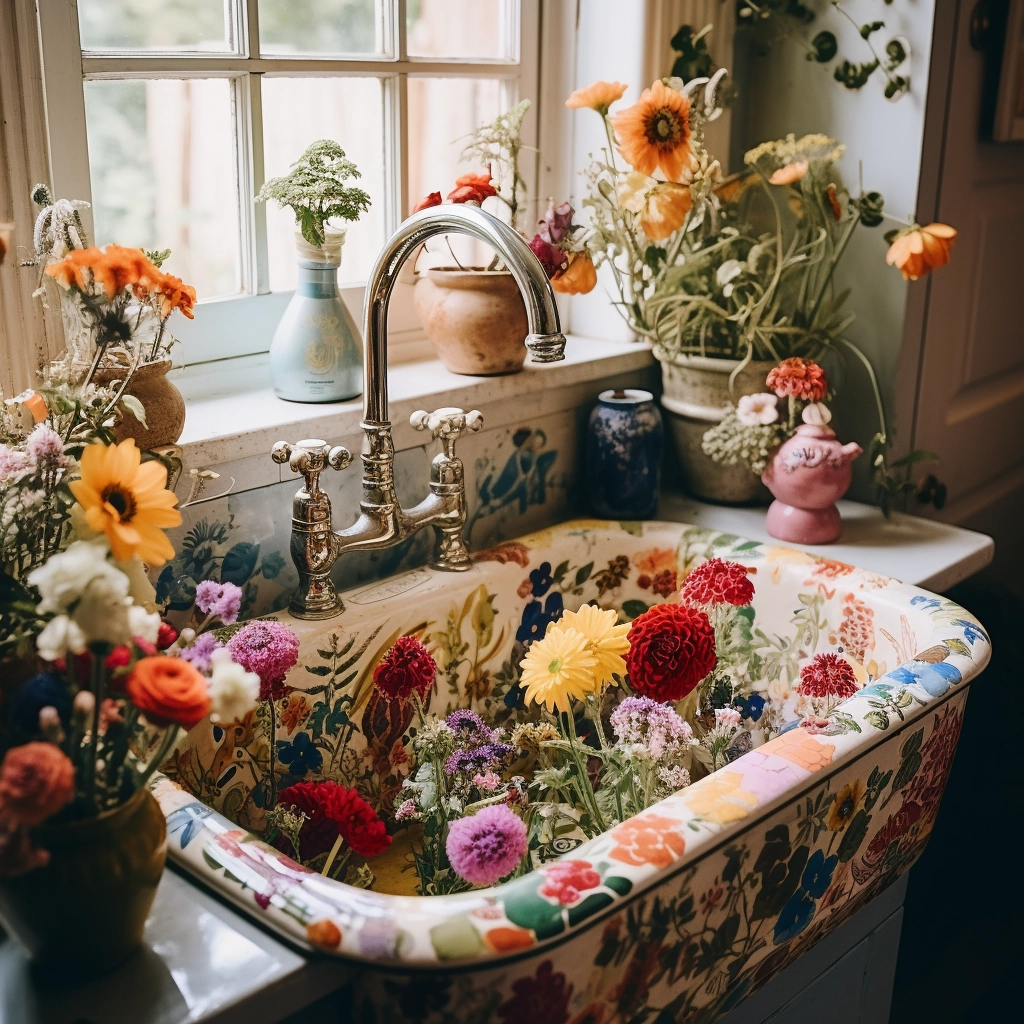 Boho Vibes in the Kitchen Sink into Bohemian Elegance with These Inspired Ideas (46)