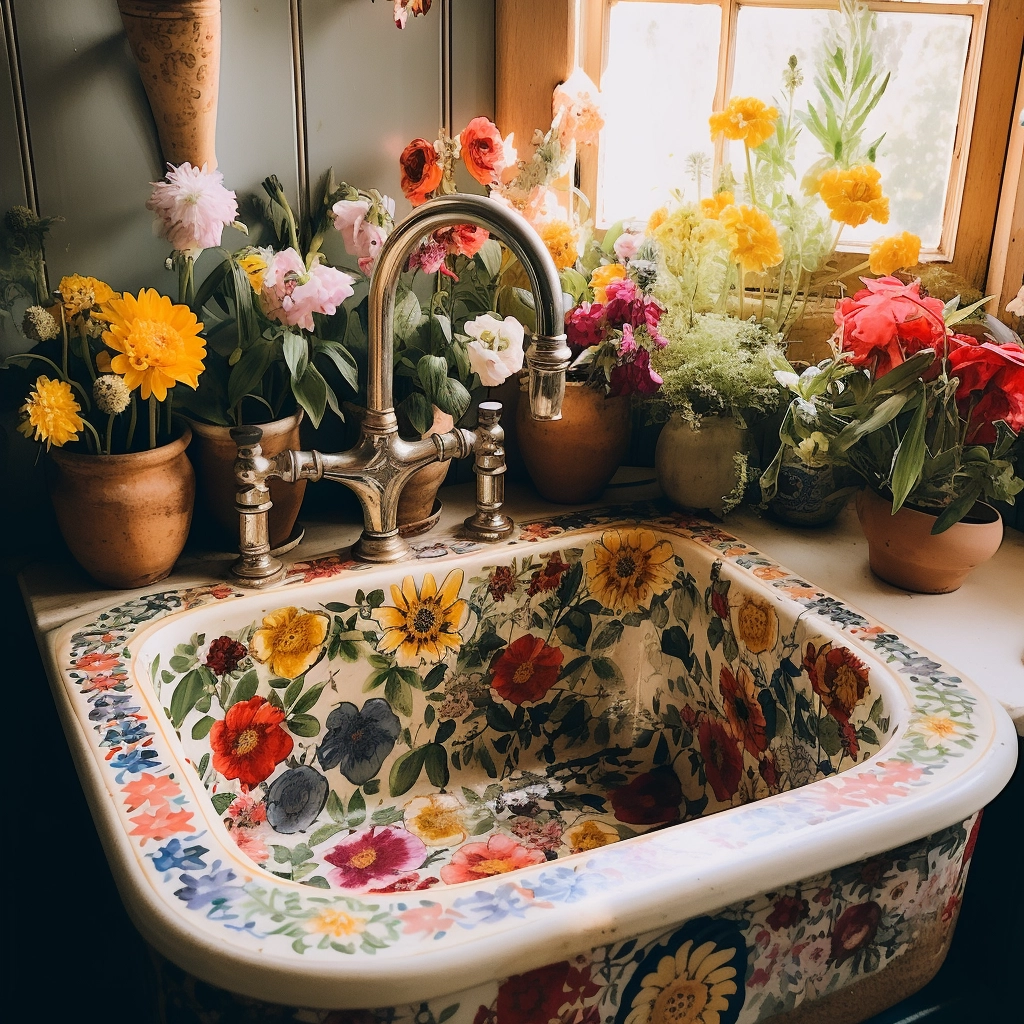 Boho Vibes in the Kitchen Sink into Bohemian Elegance with These Inspired Ideas (48)