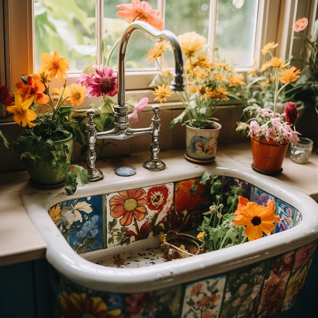 Boho Vibes in the Kitchen Sink into Bohemian Elegance with These Inspired Ideas (5)