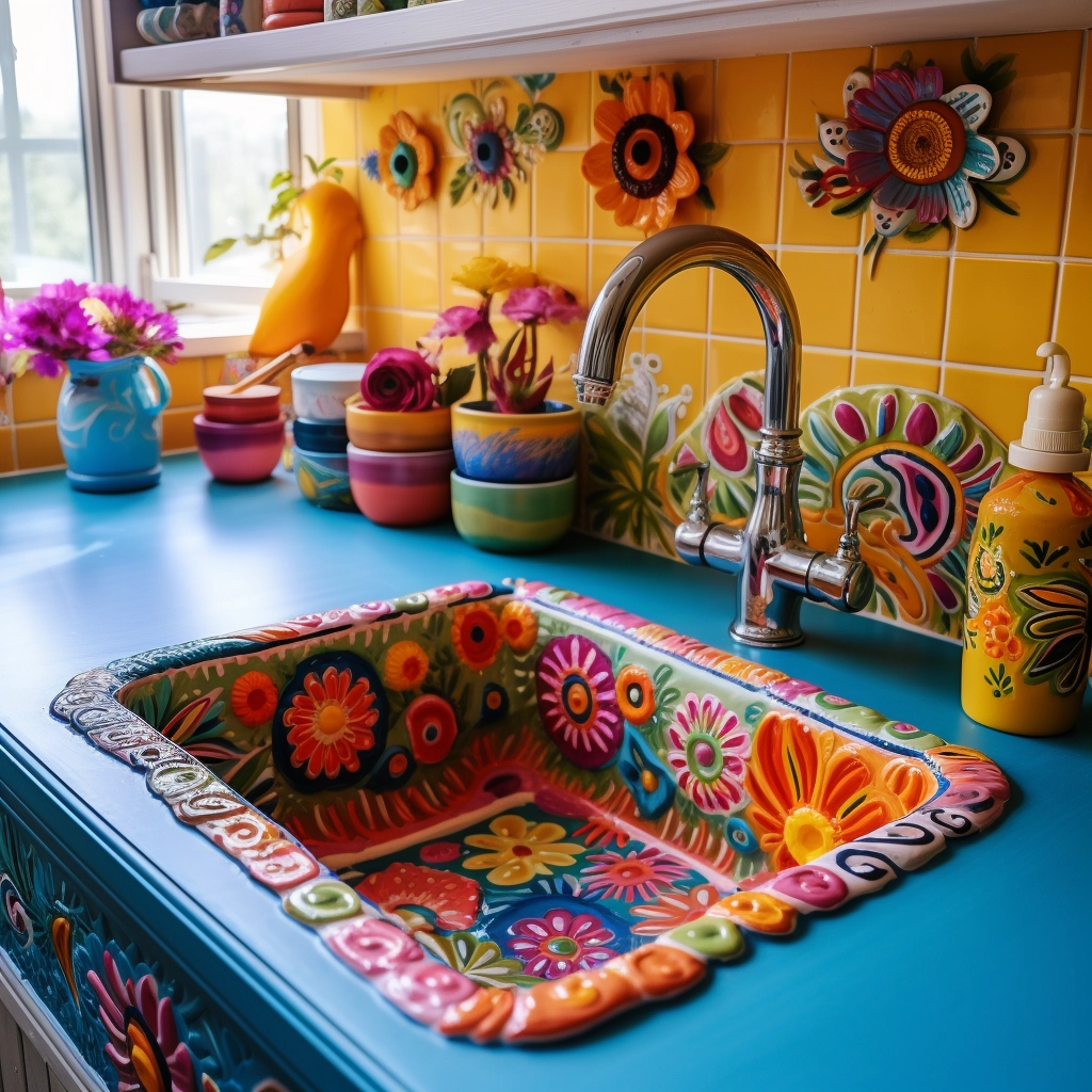 Boho Vibes in the Kitchen Sink into Bohemian Elegance with These Inspired Ideas (52)