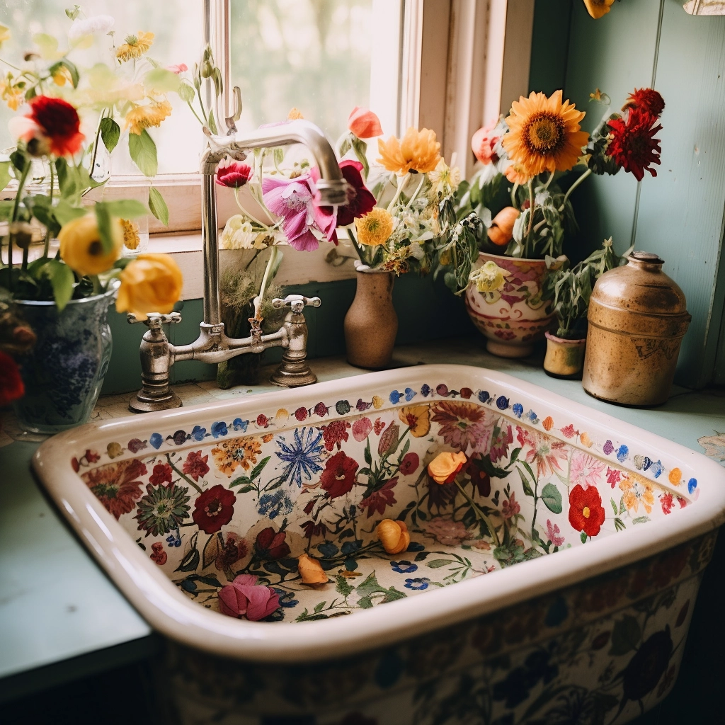 Boho Vibes in the Kitchen Sink into Bohemian Elegance with These Inspired Ideas (7)