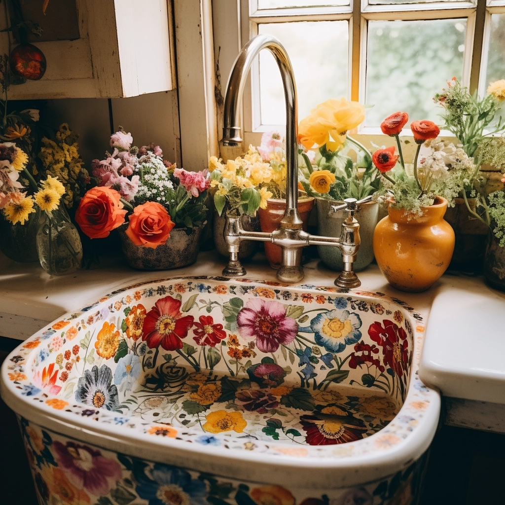 Boho Vibes in the Kitchen Sink into Bohemian Elegance with These Inspired Ideas (8)