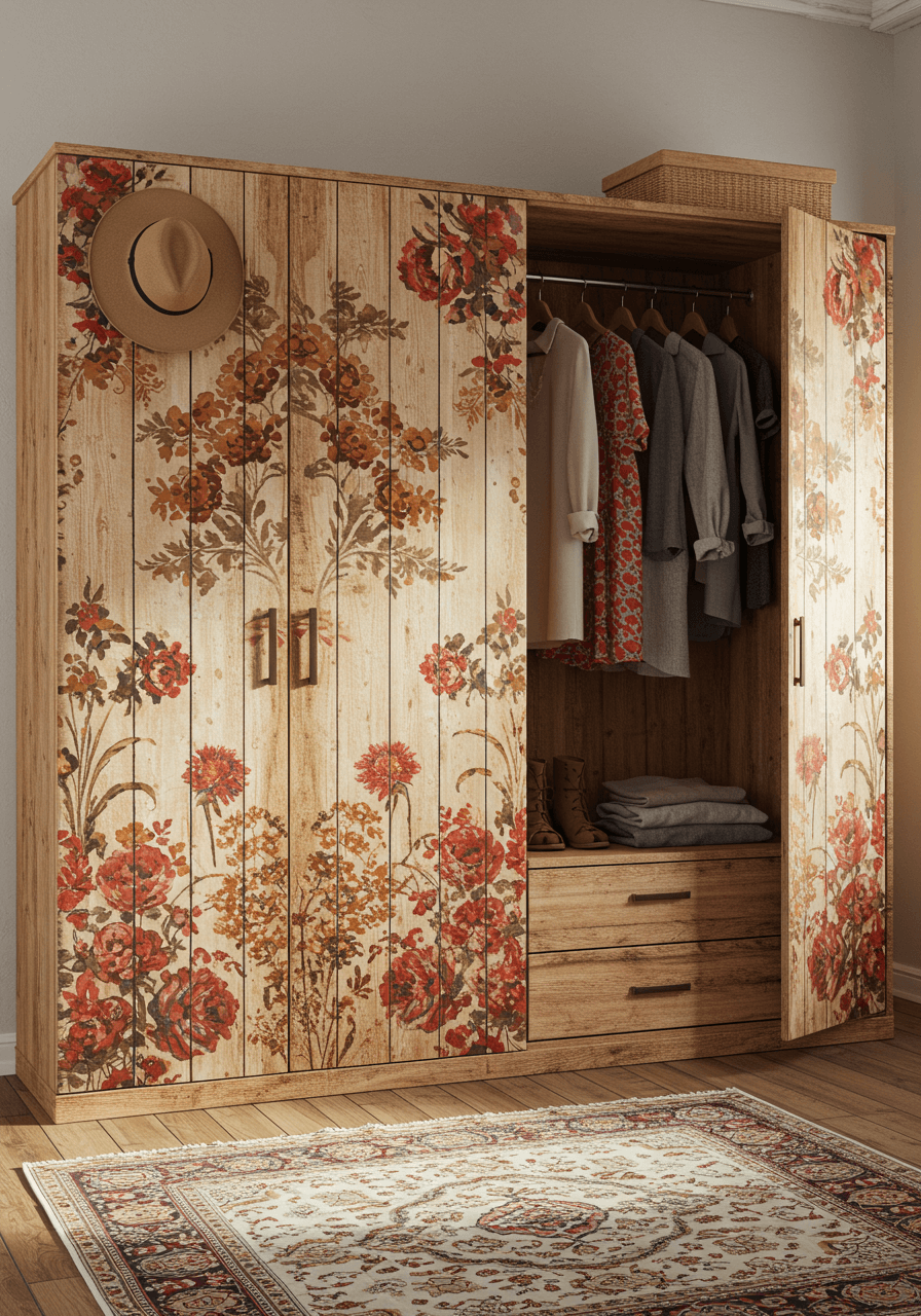 Rustic Wood, Hippie Vibes Build the Perfect Bohemian Wardrobe (4)