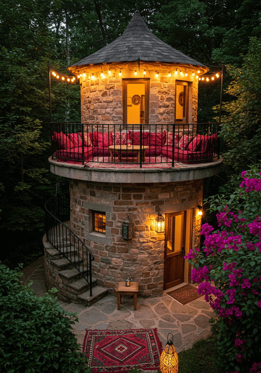 Hippie Dreams Built Round A Whimsical Home Full of Colorful & Soul (12)