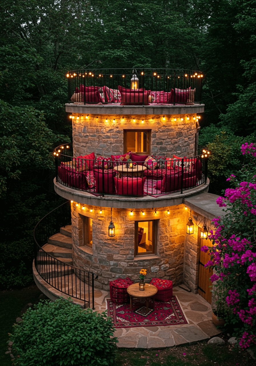 Hippie Dreams Built Round A Whimsical Home Full of Colorful & Soul (13)