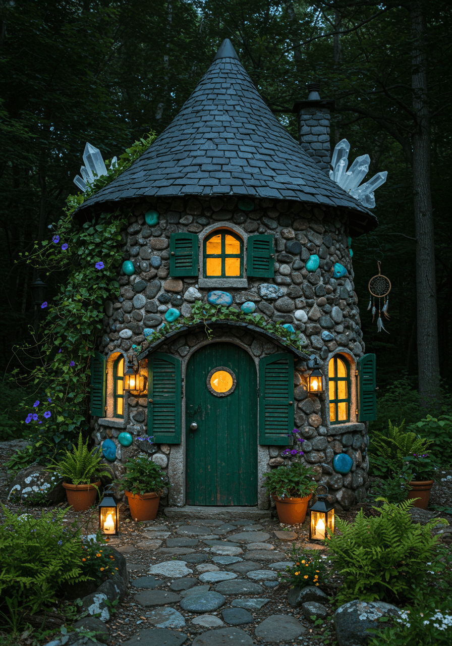 Hippie Dreams Built Round A Whimsical Home Full of Colorful & Soul (23)