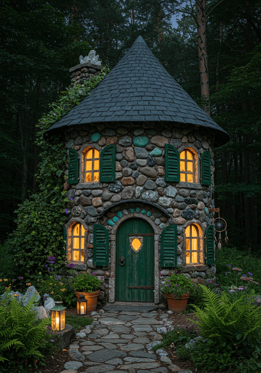 Hippie Dreams Built Round A Whimsical Home Full of Colorful & Soul (24)