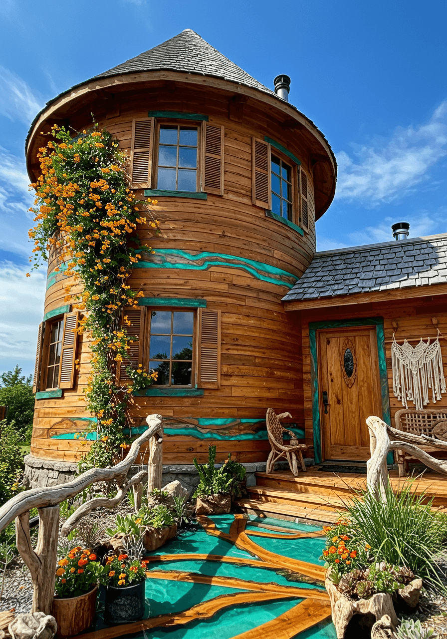 Hippie Dreams Built Round A Whimsical Home Full of Colorful & Soul (3)