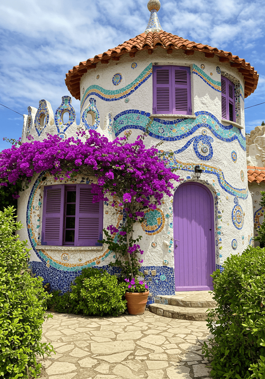 Hippie Dreams Built Round A Whimsical Home Full of Colorful & Soul (5)